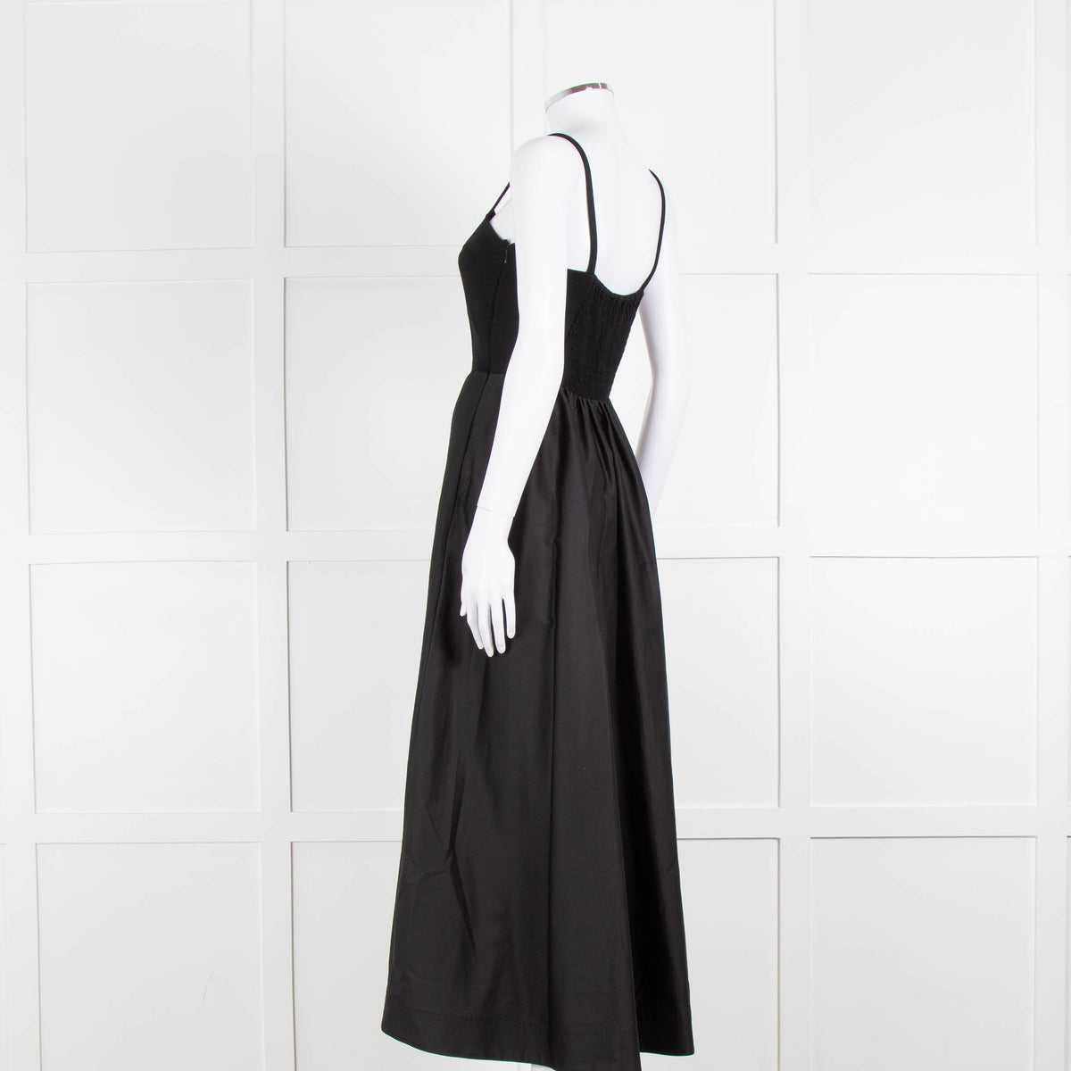 Me + Em Black Elasticated Back Sleeveless Maxi Dress