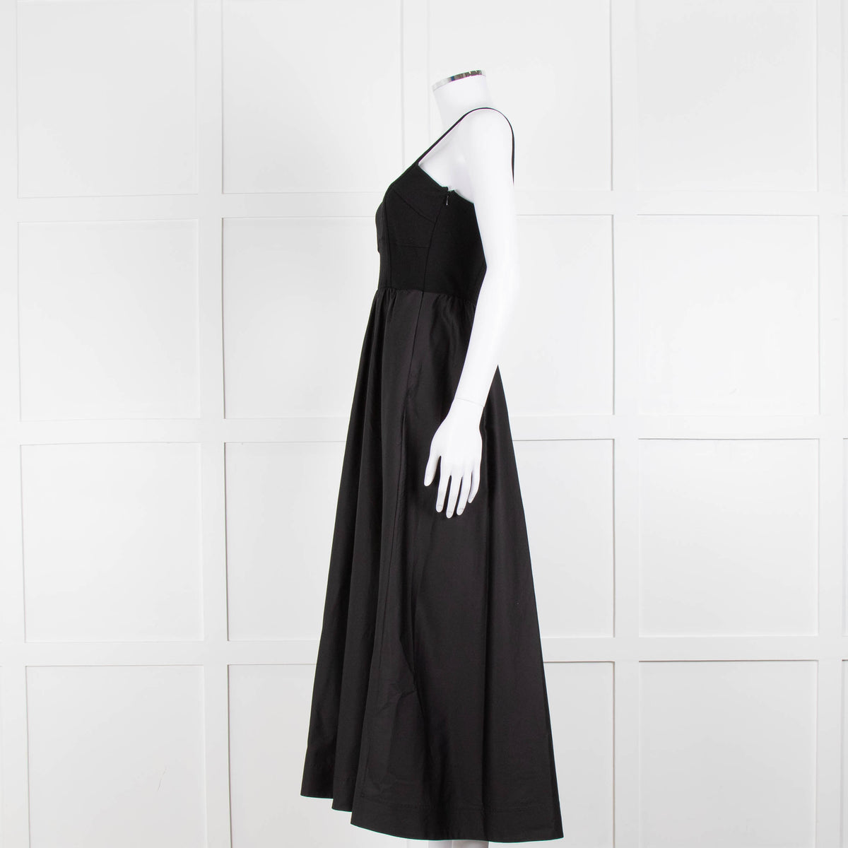 Me + Em Black Elasticated Back Sleeveless Maxi Dress