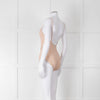 Burberry Peach B Logo Strappy Swimsuit