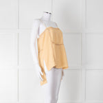 Chloe Yellow Lace Spaghetti Strap Camisole Top