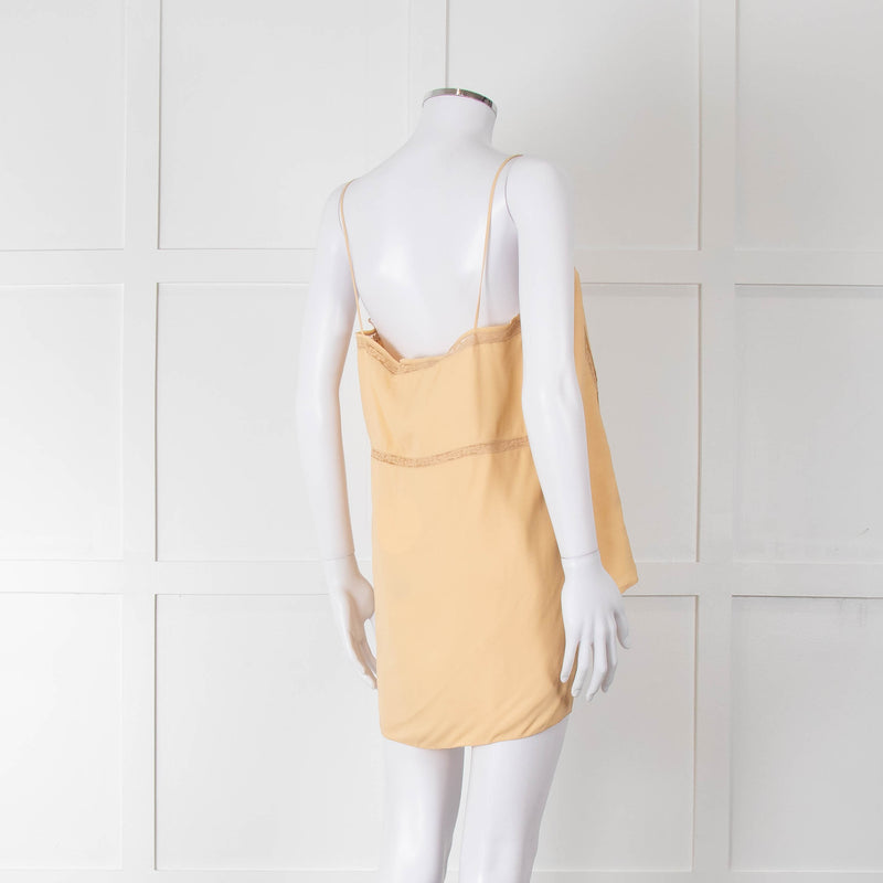 Chloe Yellow Lace Spaghetti Strap Camisole Top