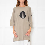 Moncler Genius x Rick Owens Khaki Logo T Shirt