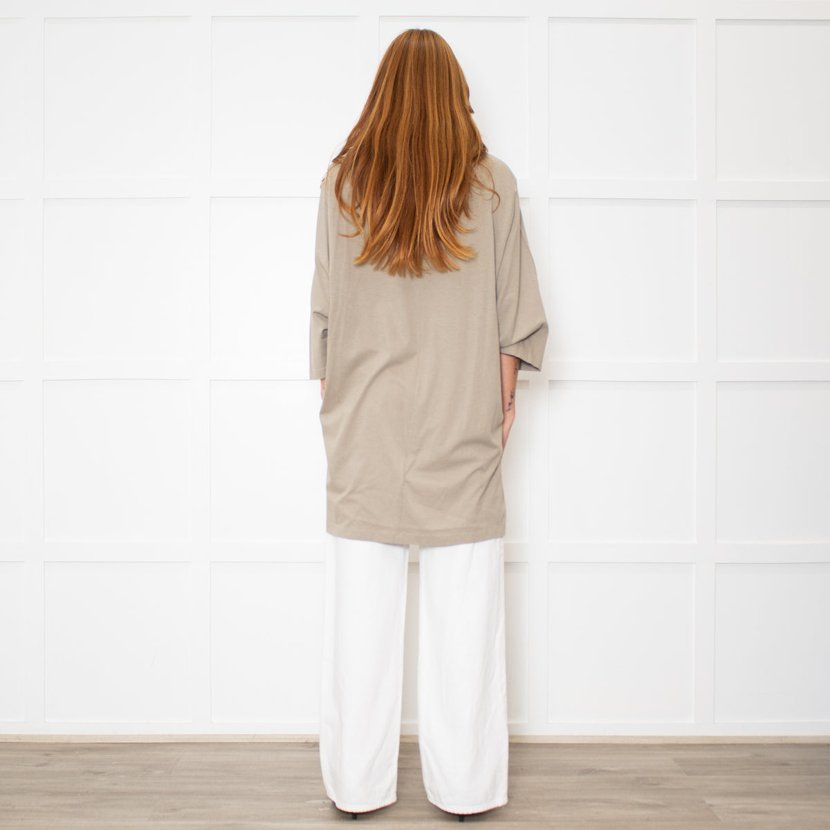 Moncler Genius x Rick Owens Khaki Logo T Shirt