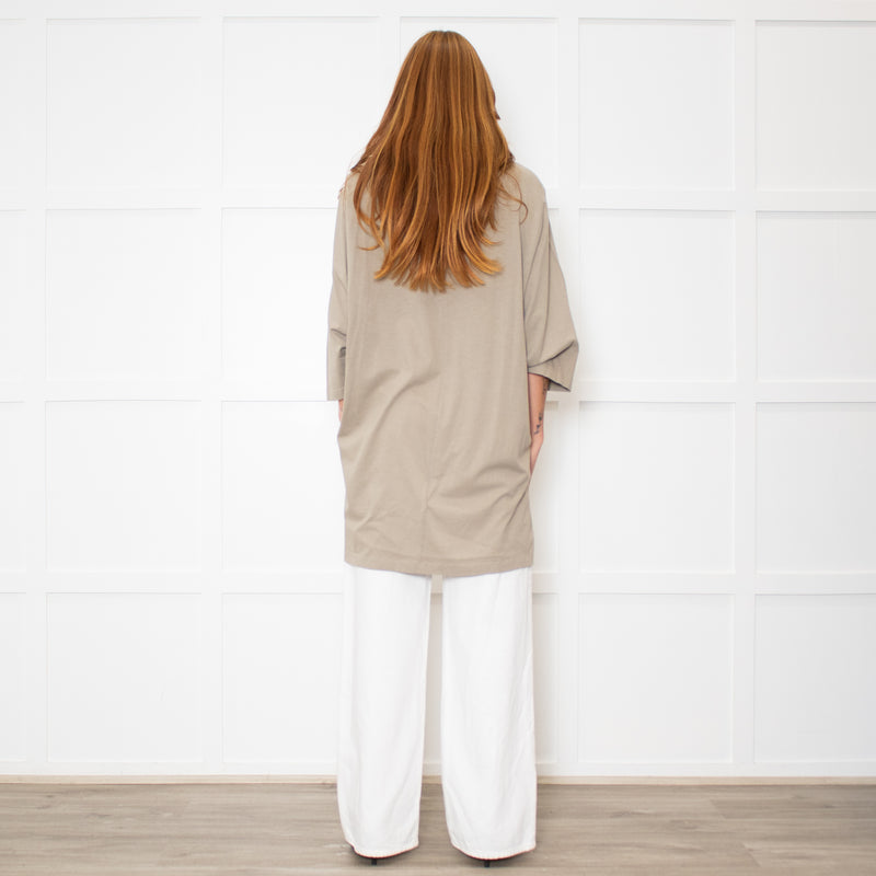Moncler Genius x Rick Owens Khaki Logo T Shirt