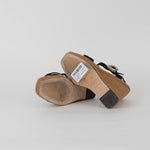 Jimmy Choo Black Suede Platform Espadrilles with Jewelled Buckle