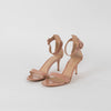 Gianvito Rossi Nude Patent Heeled Sandal
