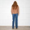 Marella Camel Jacket With Detachable Fur Collar