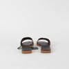 Holland & Cooper Chocolate Brown Monogram Slides