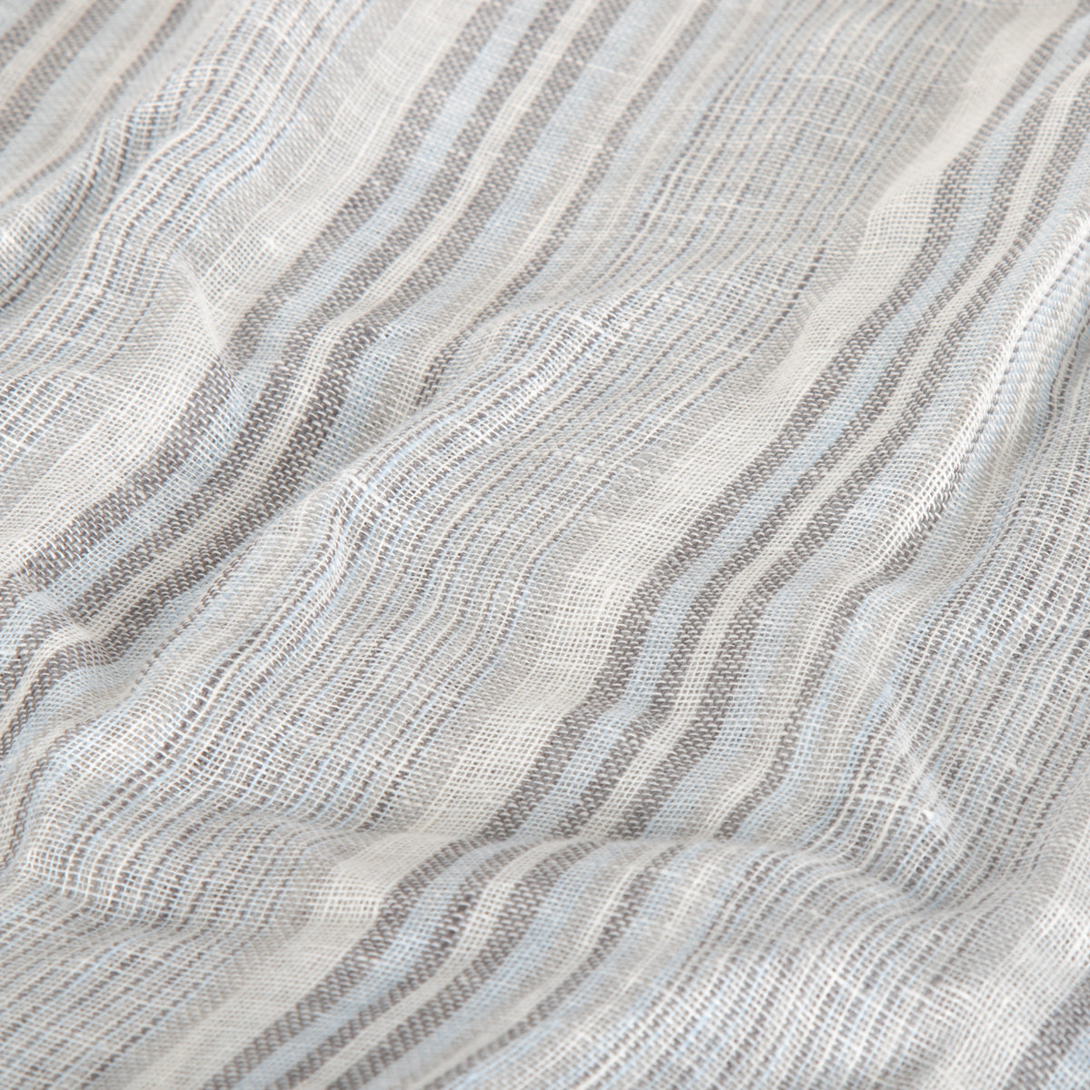 Belstaff Blue Toned Stripe Scarf