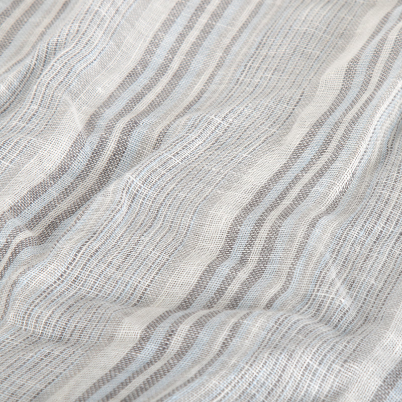 Belstaff Blue Toned Stripe Scarf