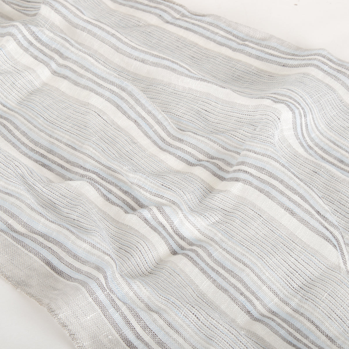 Belstaff Blue Toned Stripe Scarf