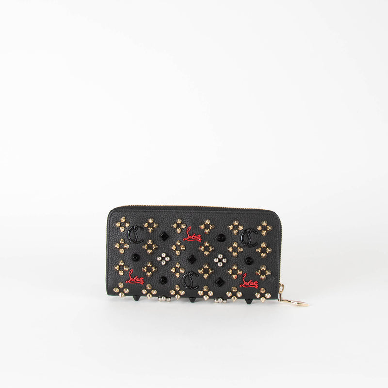 Christian Louboutin Black Studded Panettone Wallet