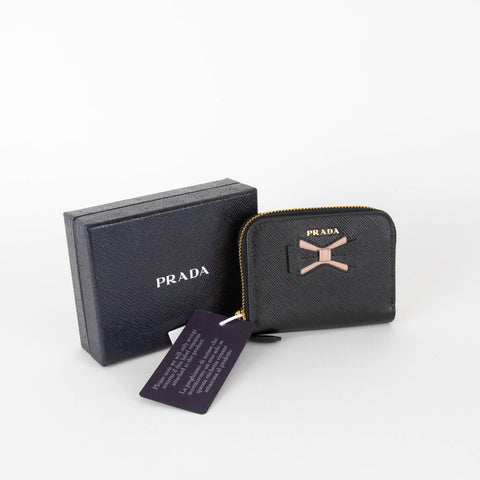 Prada small wallet best sale