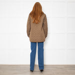 Ilse Jacobson Khaki Quilted Jacket