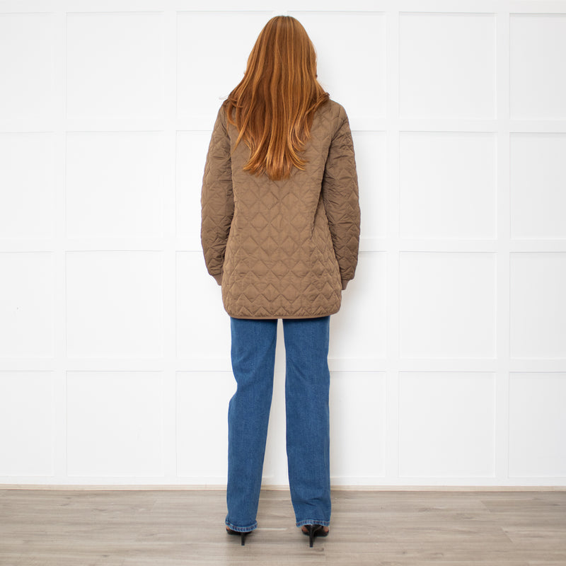 Ilse Jacobson Khaki Quilted Jacket