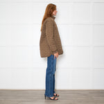 Ilse Jacobson Khaki Quilted Jacket