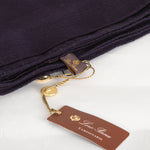 Loro Piana Indigo Cashmere Woven Scarf