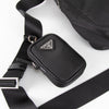 Prada Black Re-Nylon Shoulder Bag With Removable Pouch