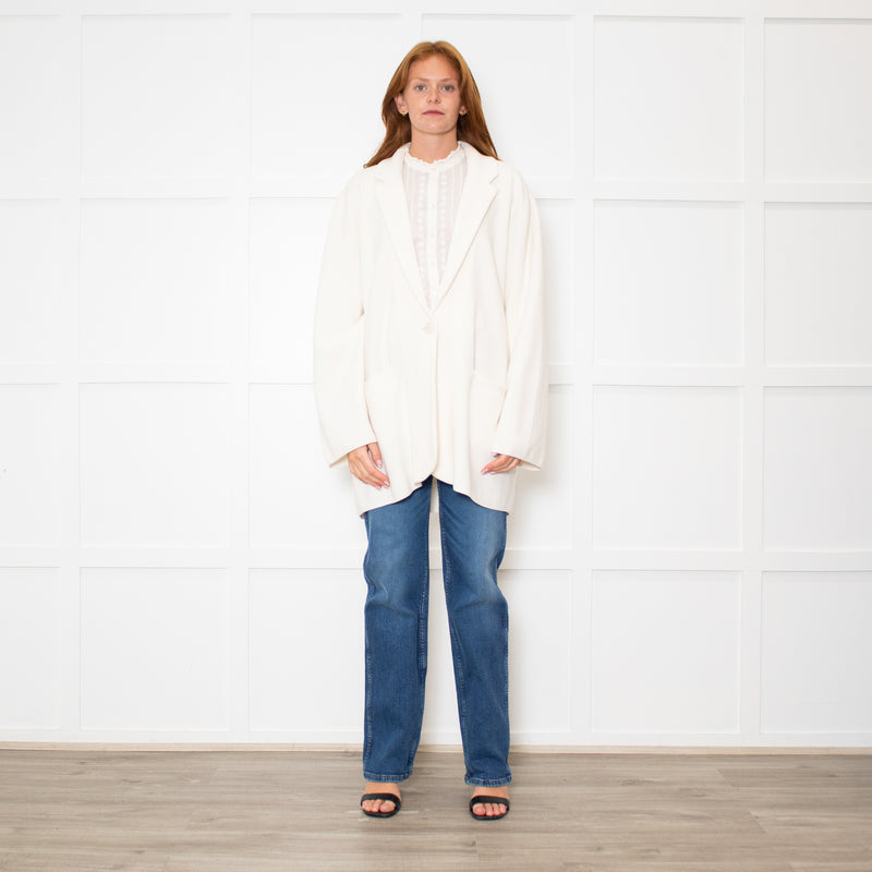J Crew Cream Knit Jacket