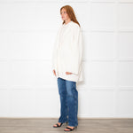 J Crew Cream Knit Jacket