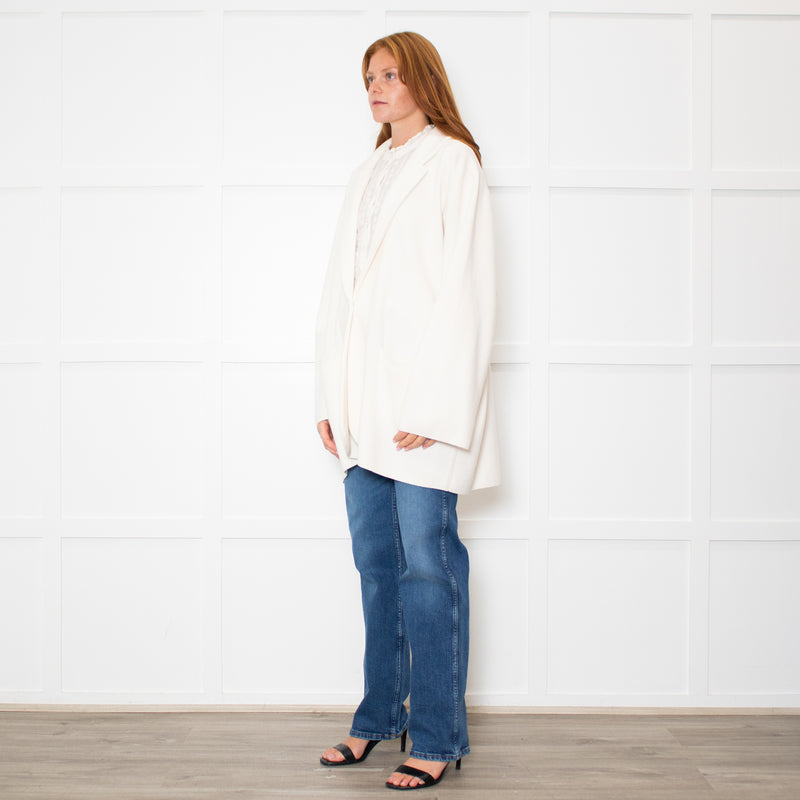 J Crew Cream Knit Jacket