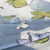 Valentino Blue Flower Print Sheer Scarf