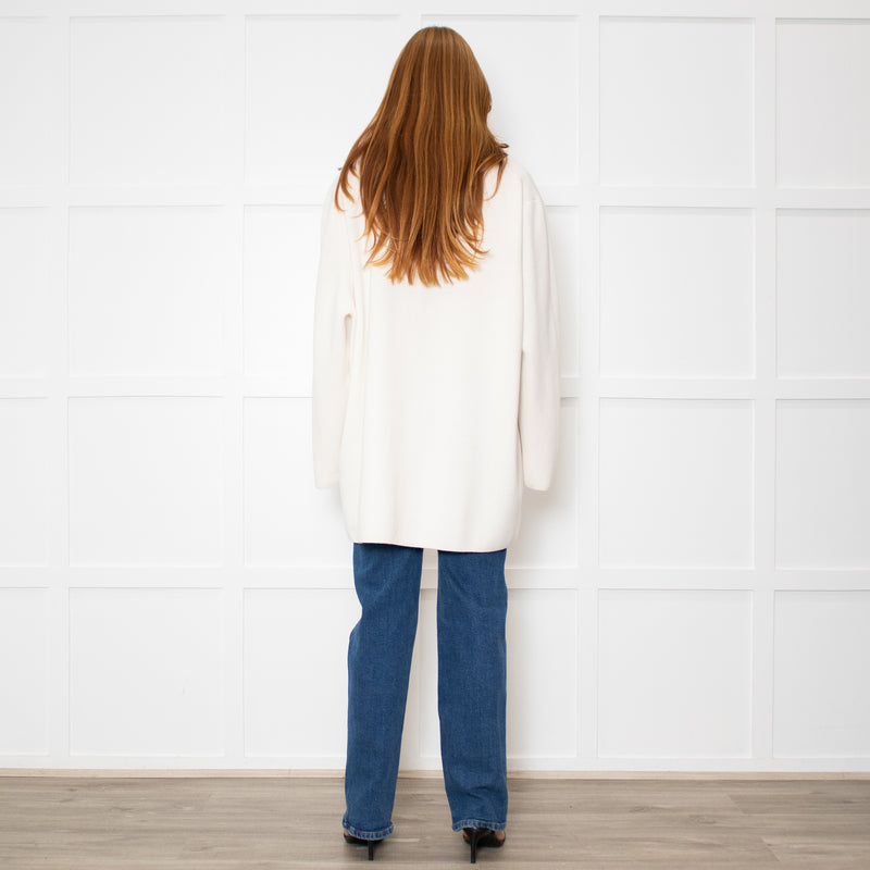 J Crew Cream Knit Jacket