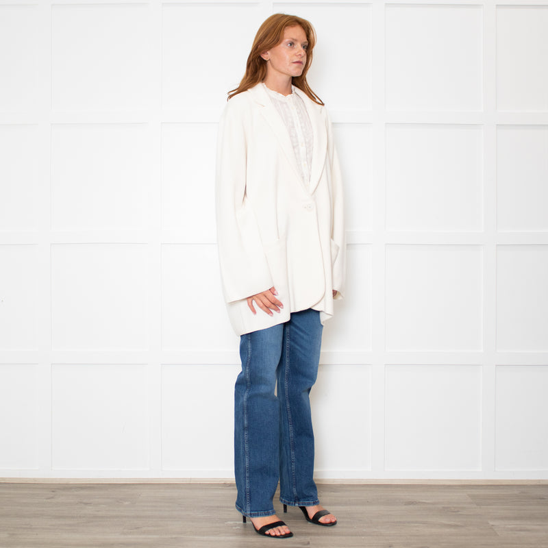 J Crew Cream Knit Jacket