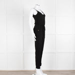 Me + Em Black Stretchy Sleeveless Jumpsuit