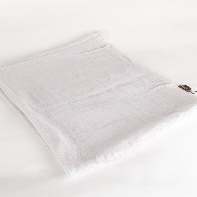 Loro Piana Lilac Cashmere Woven Scarf