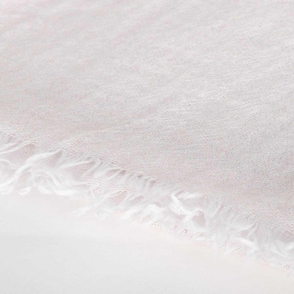 Loro Piana Lilac Cashmere Woven Scarf