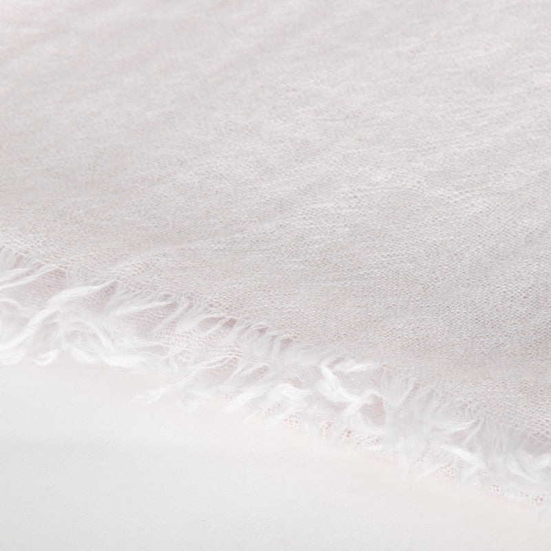 Loro Piana Lilac Cashmere Woven Scarf