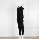 Me + Em Black Stretchy Sleeveless Jumpsuit