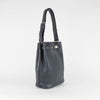 Hermes So Kelly 22 Bag In Navy Clemence Leather