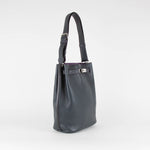 Hermes So Kelly 22 Bag In Navy Clemence Leather