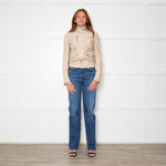 Dolce & Gabbana Cream Leather Jacket