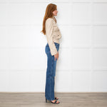 Dolce & Gabbana Cream Leather Jacket