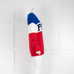 Polo Ralph Lauren Red and Blue Knitted Jumper