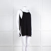Sarah Pacini Black Crepe Strap Top