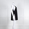 Sarah Pacini Black Crepe Strap Top