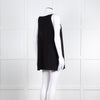 Sarah Pacini Black Crepe Strap Top