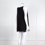 Sarah Pacini Black Crepe Strap Top
