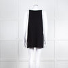 Sarah Pacini Black Crepe Strap Top