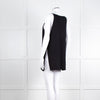Sarah Pacini Black Crepe Strap Top