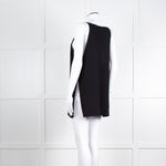 Sarah Pacini Black Crepe Strap Top