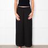 Theory Black Crepe Wide Leg Culottes