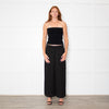 Theory Black Crepe Wide Leg Culottes