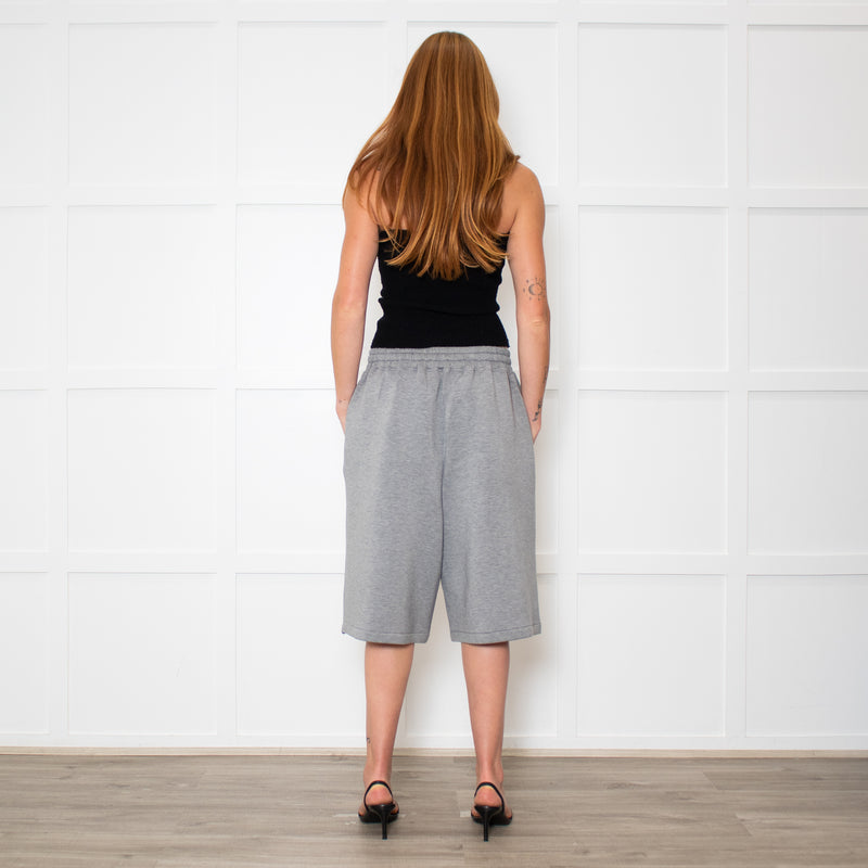 The Frankie Shop Rian Grey Jersey Sweatshorts