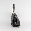 Valentino Garavani Black Rockstud Leather Shopping Tote