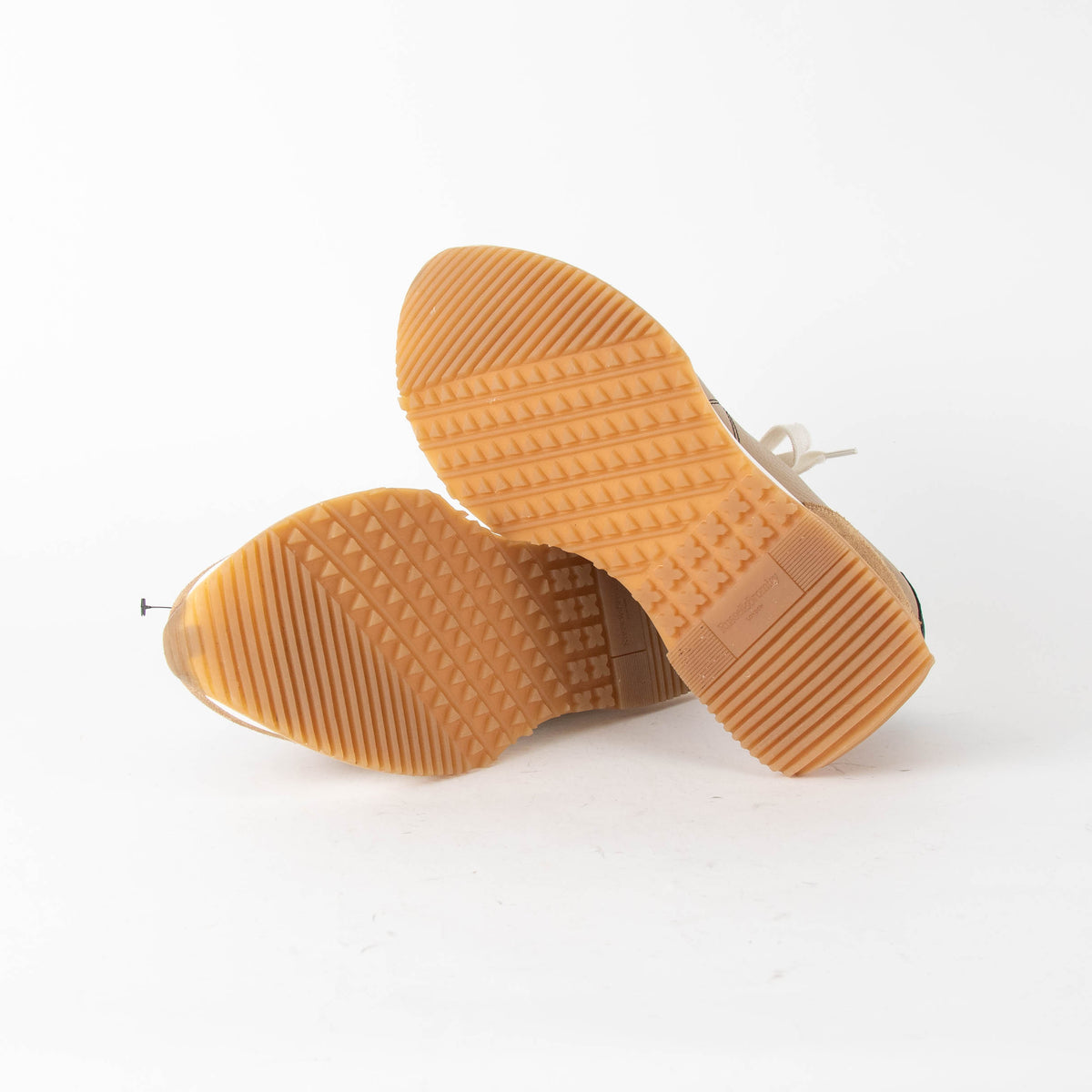 Russell & Bromley Tan Lace Up Platform Trainers